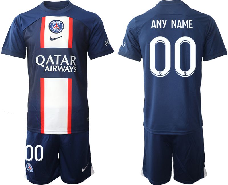 Men 2022-2023 Club Paris St German home blue customized Soccer Jerseys